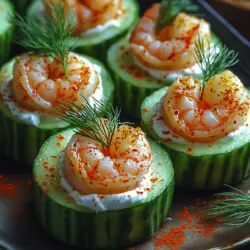 If you’re looking for a light, flavorful appetizer that wows your guests, look no further than crispy shrimp cucumber cups. This dish is not only visually appealing but also offers an enticing combination of textures and flavors that make it a standout choice for any gathering. The crunch of fresh cucumbers complements the crispy shrimp, while the creamy filling adds a delightful richness that balances the dish beautifully.