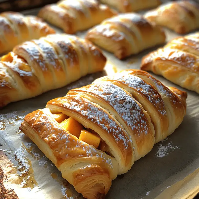 To create these delectable Peach Cream Cheese Crescent Rolls, it's important to understand the key ingredients that contribute to their flavor and texture. Each component plays a vital role in bringing this recipe to life.