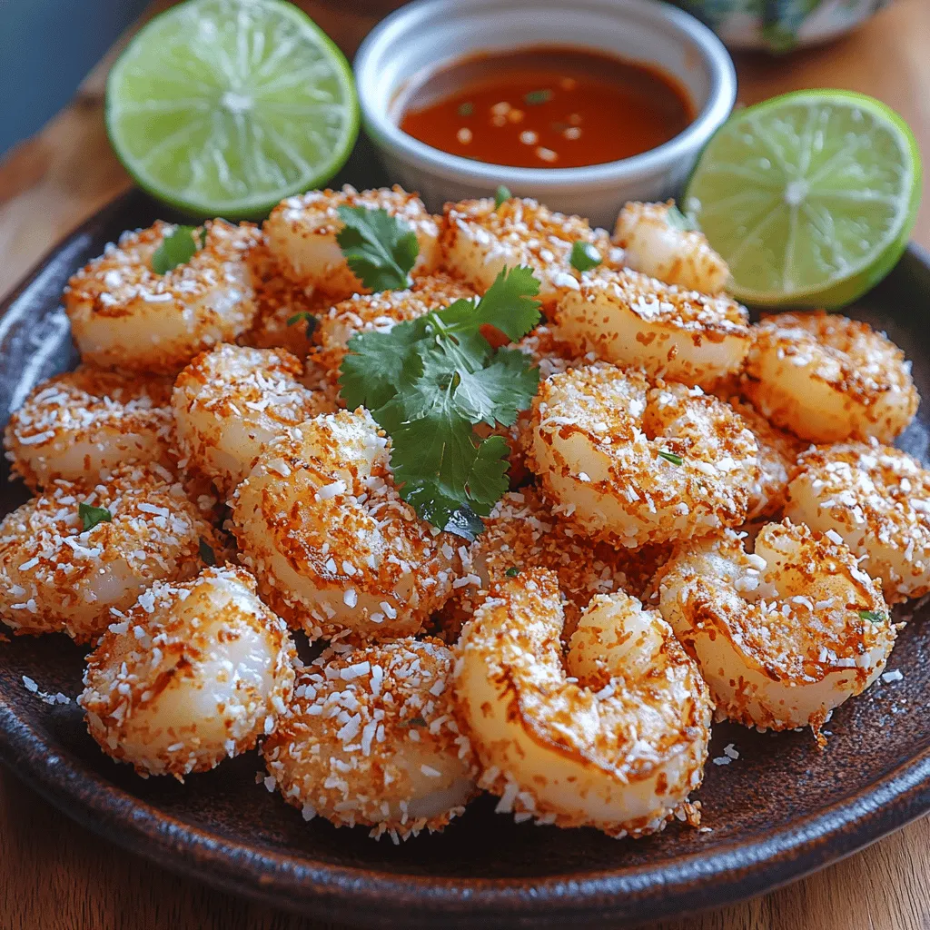 The star of your Tropical Crunch Air Fryer Coconut Shrimp is undoubtedly the shrimp itself. To ensure the best flavor and texture, it is crucial to select fresh, high-quality shrimp. Look for large shrimp, preferably wild-caught, as they have a firmer texture and a sweeter taste compared to farmed varieties. When buying shrimp, check for a firm body, a translucent appearance, and a fresh, ocean-like smell. Avoid shrimp that appear mushy or have an overpowering fishy odor, as these are signs of spoilage. If you're unsure, ask your fishmonger about the source and freshness of their shrimp.