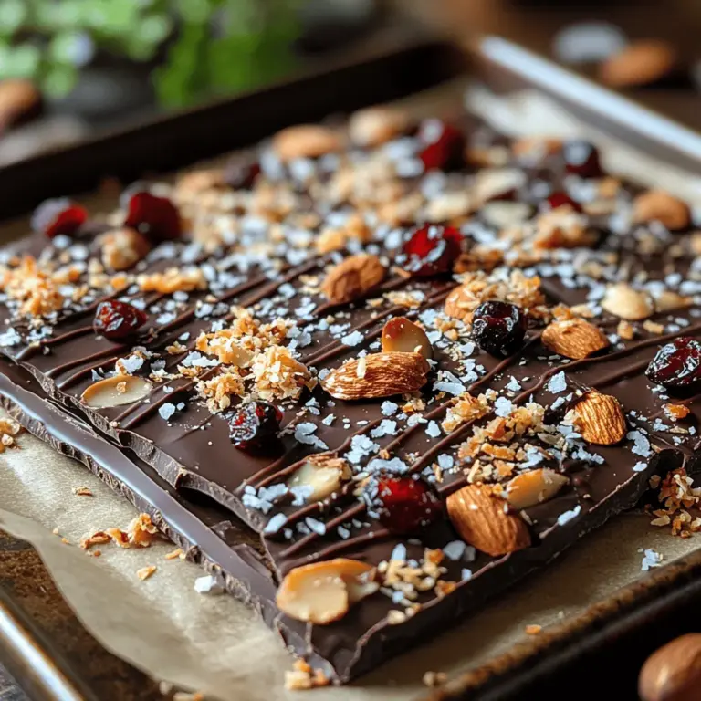 Chocolate bark has carved out a special place in the hearts of dessert lovers around the world. This versatile treat is not only easy to make but also allows for endless customization, making it a popular choice for everything from casual snacking to festive celebrations. Among the myriad of chocolate bark varieties, one combination stands out for its rich flavor and delightful texture: toasted coconut and dark chocolate. This unique pairing creates a harmonious balance of sweetness and nuttiness, with the added crunch of optional nuts that elevate the experience even further.