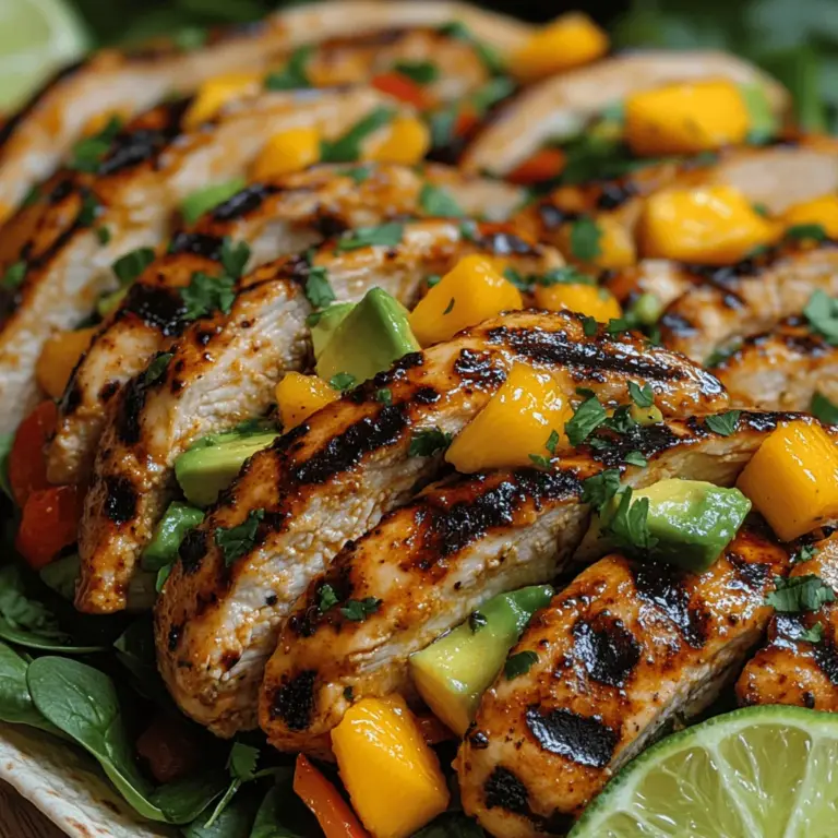 Welcome to the vibrant world of Spicy Mango Chicken Wraps! This culinary creation brings together the sweetness of ripe mango, the fiery kick of sriracha, and the savory goodness of grilled chicken, resulting in a dish that is both delicious and satisfying. Whether you’re looking for a quick lunch, a light dinner, or a tasty snack, these wraps are sure to impress with their rich flavors and colorful presentation.