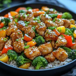 If you're looking for a quick, delicious meal that can be prepared in a flash, look no further than Sweet & Sticky Honey Garlic Chicken Stir Fry. This dish has become a favorite in many households, and for good reason. Not only is it bursting with flavor, but it also caters to the busy lifestyle we often lead. With just a handful of ingredients and a few simple steps, you can whip up a satisfying dinner that will please the whole family.