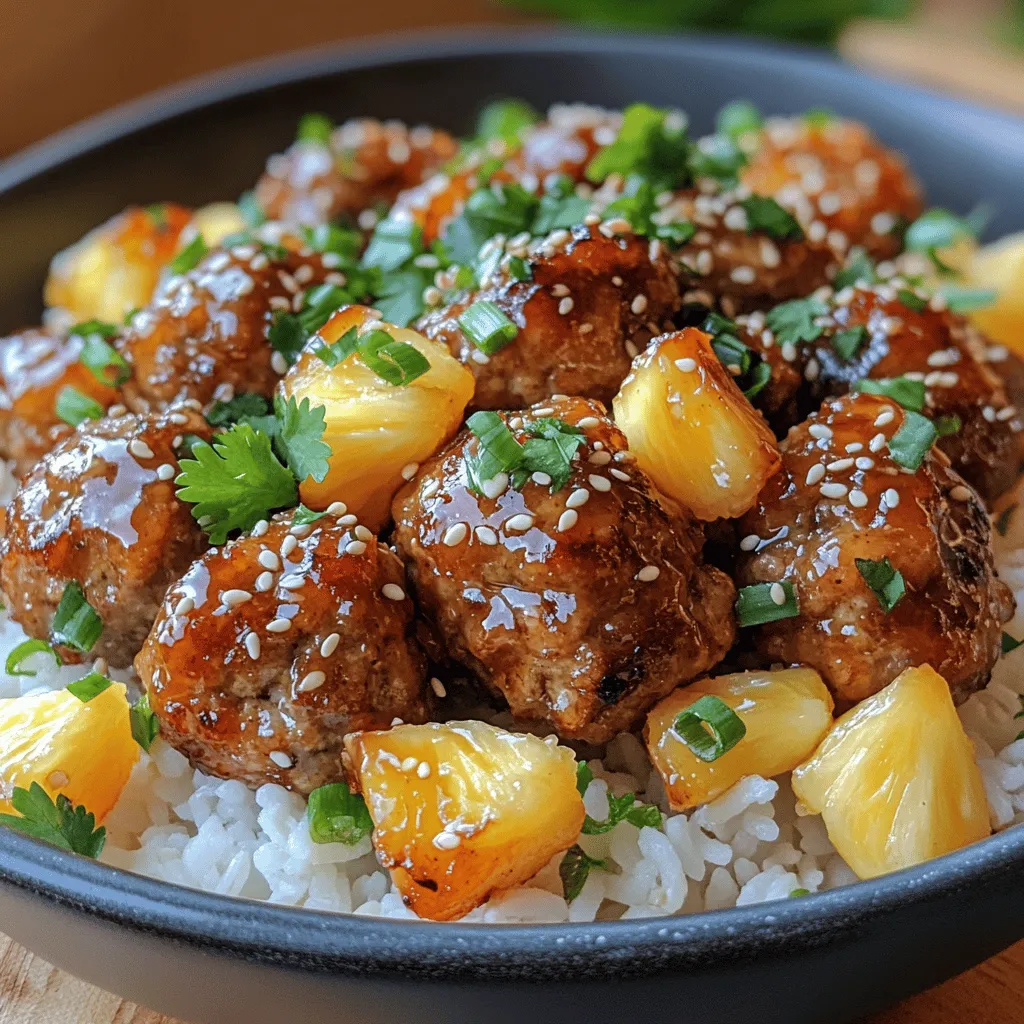 Are you ready to embark on a culinary journey that combines the rich umami flavor of teriyaki with the tropical sweetness of pineapple? The Juicy Teriyaki Pineapple Meatballs are not just a dish; they are an experience that brings together the best of both savory and sweet worlds. This delightful fusion showcases tender meatballs bursting with flavor and a unique twist that makes them a standout option for any meal. Whether you're hosting a casual get-together or looking for a comforting dinner option, these meatballs are sure to impress.