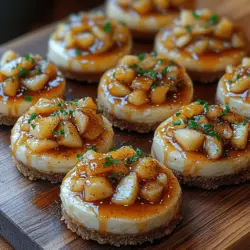 If you're on the lookout for a dessert that combines the rich flavors of creamy cheesecake with the crispness of fresh apples and the indulgence of sweet caramel, look no further than Mini Caramel Apple Cheesecake Bites. This delightful treat not only satisfies a sweet tooth but also offers a perfect balance of textures and flavors that make every bite an experience to remember. The combination of a buttery graham cracker crust, velvety cheesecake filling, tart apple slices, and a drizzle of caramel creates a mouthwatering dessert that is sure to impress.