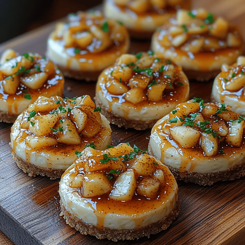 If you're on the lookout for a dessert that combines the rich flavors of creamy cheesecake with the crispness of fresh apples and the indulgence of sweet caramel, look no further than Mini Caramel Apple Cheesecake Bites. This delightful treat not only satisfies a sweet tooth but also offers a perfect balance of textures and flavors that make every bite an experience to remember. The combination of a buttery graham cracker crust, velvety cheesecake filling, tart apple slices, and a drizzle of caramel creates a mouthwatering dessert that is sure to impress.