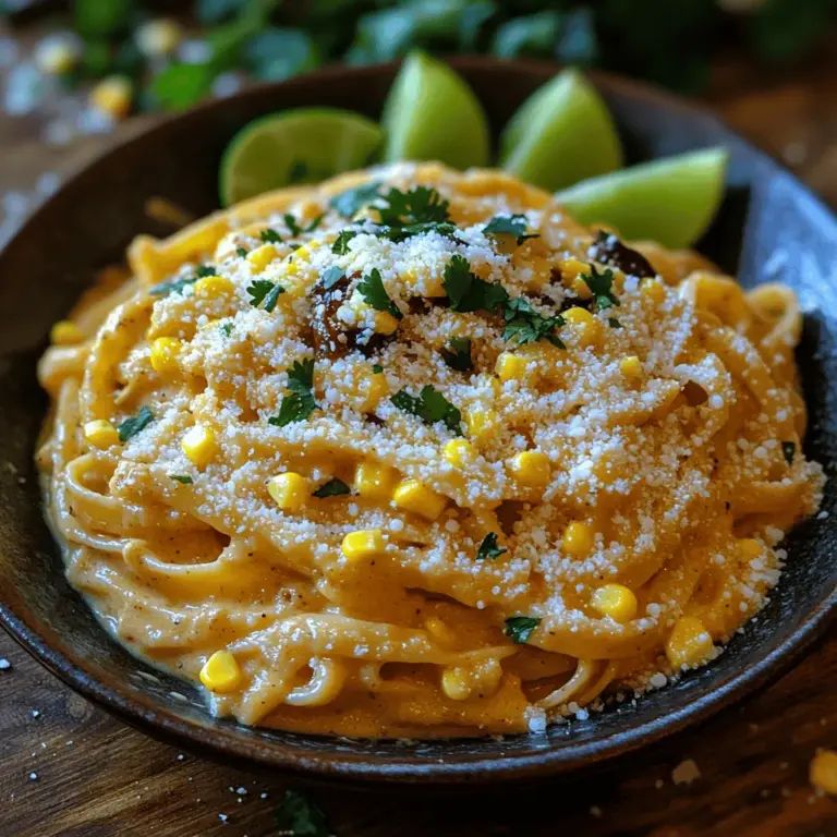 Pasta dishes have long been a favorite among food lovers, offering versatility and an endless array of flavor combinations. Creamy Corn and Poblano Pasta is no exception. It combines the sweetness of fresh corn with the mild heat and earthy notes of poblano peppers, resulting in a dish that is both comforting and exciting to the palate. The creamy sauce envelops the pasta, creating a luscious coating that enhances every bite.