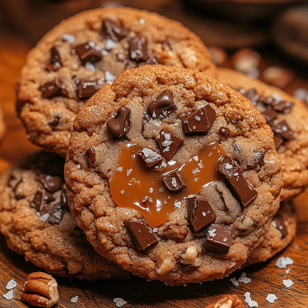 At the heart of every great cookie recipe is butter, and for our Decadent Chocolate Caramel Turtle Cookies, unsalted butter is the star of the show. Why unsalted? Using unsalted butter allows you to control the sodium levels in your cookies, ensuring that you can balance the sweetness of the caramel and chocolate effectively. Unsalted butter also provides a fresh, creamy flavor that enhances the overall taste of your cookies. When making Turtle Cookies, it’s crucial to use butter that is at room temperature, as this will help achieve a smooth and creamy consistency when creamed with the sugars.
