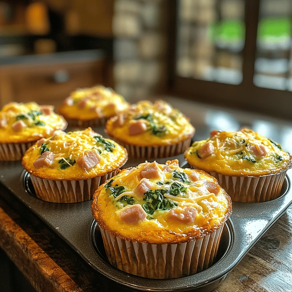 In the fast-paced world we live in, finding delicious and nutritious breakfast options can be a challenge. Enter the Savory Ham and Spinach Egg Muffins—a delightful dish that not only satisfies your taste buds but also fuels your body with essential nutrients. These bite-sized wonders are perfect for those busy mornings when you need a quick grab-and-go meal or for leisurely brunches with family and friends. Their versatility makes them suitable for meal prep, allowing you to whip up a batch at the beginning of the week and enjoy them throughout.