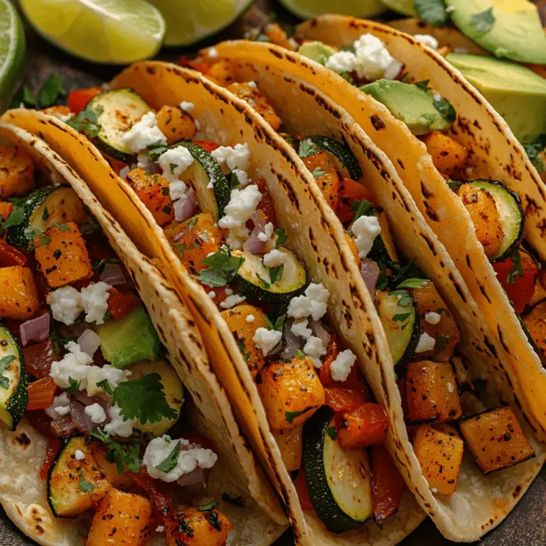 In recent years, the world has witnessed a remarkable shift toward plant-based meals, with more and more people embracing the benefits of a vegetarian or vegan lifestyle. Whether it’s for health reasons, environmental concerns, or ethical considerations, plant-based eating has become not just a trend but a delicious and fulfilling way of life. Enter the Spicy Roasted Veggie Tacos with Feta — a vibrant and flavorful alternative that is sure to tantalize your taste buds while providing a wealth of nutrition.