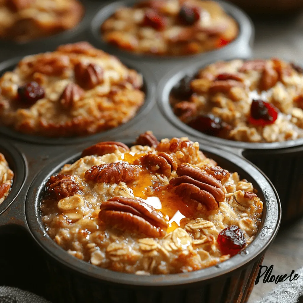 In the realm of breakfast options, baked oatmeal has carved a niche for itself as a nutritious, filling, and incredibly convenient choice. With its warm, comforting texture and the ability to be customized with a variety of flavors, baked oatmeal is the ideal solution for those who are on the go. One delightful variation that stands out is the Maple Pecan Baked Oatmeal Cups. These cups combine the wholesome goodness of oats with the rich, sweet flavor of maple syrup and the satisfying crunch of pecans, creating a breakfast experience that is both balanced and delicious.