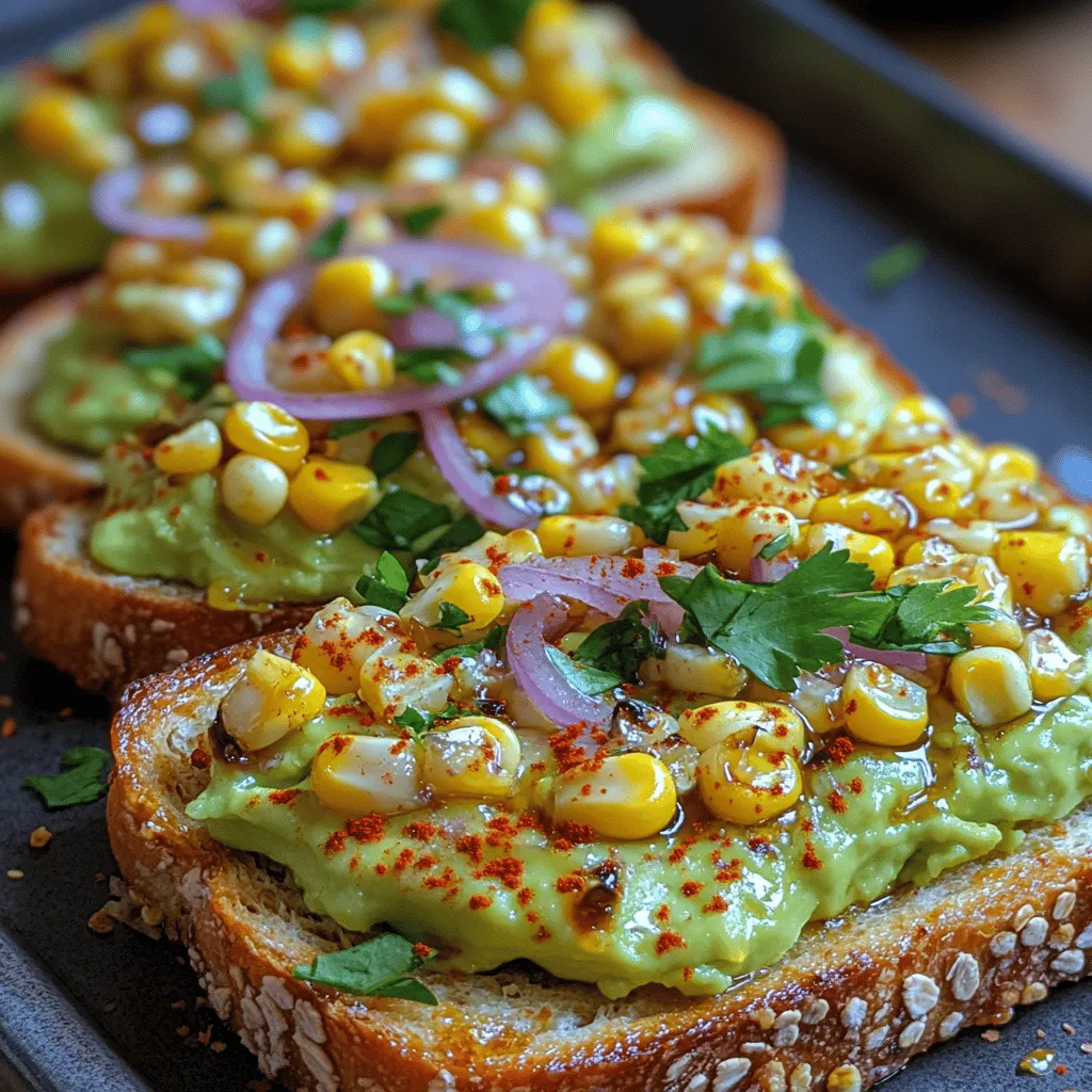 In the world of modern cuisine, few dishes have managed to capture the hearts and appetites of food enthusiasts quite like Roasted Corn Avocado Toast. This vibrant and flavorful dish stands out not only for its appealing aesthetics but also for the health benefits it offers. Combining fresh ingredients with bold flavors, it serves as a delightful option for breakfast, a satisfying snack, or even a light meal. As more people lean toward healthier eating, Roasted Corn Avocado Toast has emerged as a go-to choice for those looking to indulge without guilt.