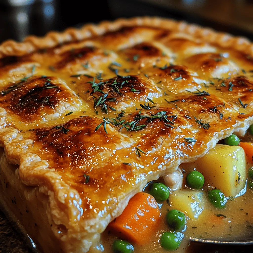 There is something inherently comforting about a warm chicken pot pie, the kind that wraps you in a cozy embrace as you take your first bite. This classic dish is not only a beloved staple in many homes but also a nostalgic reminder of family gatherings and hearty meals shared around the dinner table. As the rich, savory aroma fills your kitchen, it is hard not to feel a sense of comfort and warmth, making it the ultimate comfort food.