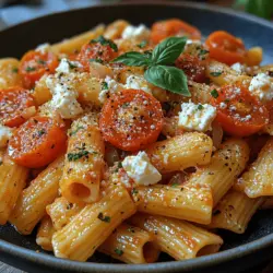 If you’re looking for a vibrant and easy-to-make pasta recipe that brings together the creamy richness of feta cheese with the sweet, roasted goodness of cherry tomatoes, then look no further than Feta & Tomato Delight Pasta. This delightful dish has quickly gained popularity due to its simple preparation and the explosion of flavors that come from fresh, wholesome ingredients. Not only is it a treat for the taste buds, but it also offers numerous health benefits, making it a perfect addition to your culinary repertoire.