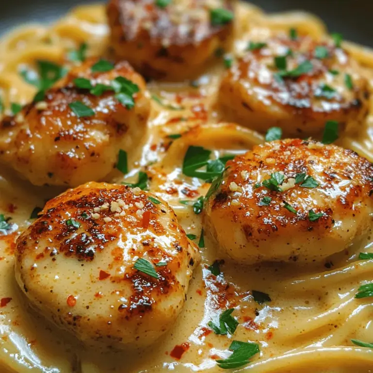 What makes this dish stand out is its incredible versatility. Whether you're hosting a friendly get-together, preparing a romantic dinner for two, or simply looking for a cozy meal after a long day, this recipe fits the bill perfectly. The combination of garlic butter chicken bites and pasta creates a comforting dish that warms the heart and pleases the palate. It's a crowd-pleaser that can be dressed up with a side salad or served simply with crusty bread to soak up the delicious sauce.