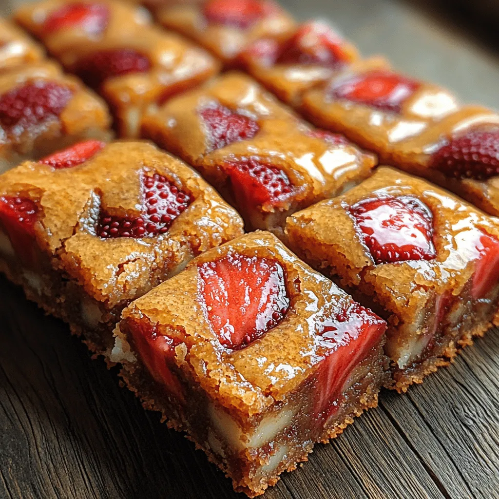 Blondies are quickly becoming a favorite choice for dessert lovers around the world, and it’s easy to see why. These fudgy, buttery treats offer a delightful alternative to the traditional brownie, providing a rich and decadent flavor without the heaviness of chocolate. Their versatility allows for a wide range of flavor combinations, making them perfect for any occasion. One such irresistible combination is the pairing of strawberries and lemons, which brings together the sweetness of fresh berries with the zesty brightness of citrus.