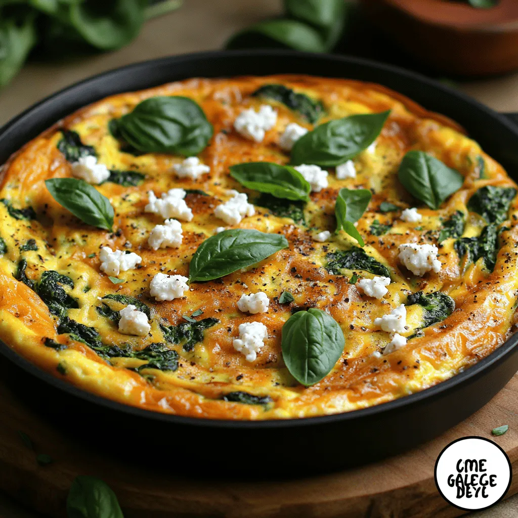 The Spinach and Goat Cheese Delight Frittata is a dish that epitomizes the beauty of uncomplicated cooking while delivering a gourmet experience. This delightful frittata showcases the vibrant green of fresh spinach and the creamy, tangy goodness of goat cheese. Whether enjoyed for breakfast, brunch, or as a light dinner option, this dish is as versatile as it is delicious. As you prepare to embark on this culinary adventure, you will discover not only the steps to create this wonderful frittata but also the nutritional benefits and flavor profiles of its ingredients.
