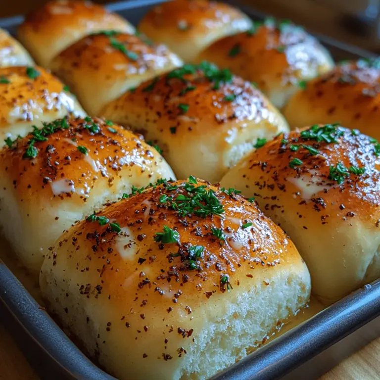 There's something undeniably enchanting about the aroma of freshly baked bread wafting through the kitchen. Homemade dinner rolls, in particular, evoke a sense of warmth and comfort, making any meal feel special. Among the myriad of bread recipes, Buttery Garlic Herb Dinner Rolls stand out as a delightful addition to any dining occasion. These rolls boast a perfect balance of buttery richness and the aromatic allure of herbs and garlic, making them versatile enough to accompany everything from a casual family dinner to a festive holiday feast.