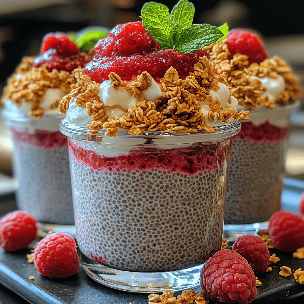 Parfaits are not just a treat for the eyes; they are a delightful fusion of flavors and textures that can elevate any meal or snack time. The Creamy Raspberry Chia Parfaits are a perfect example of this culinary art, combining vibrant layers of raspberries and creamy chia pudding to create a visually stunning and satisfying dish. Whether you are looking for a nutritious breakfast, a refreshing snack, or a light dessert, these parfaits check all the boxes. They are easy to prepare, making them an excellent choice for any home cook, regardless of experience level.