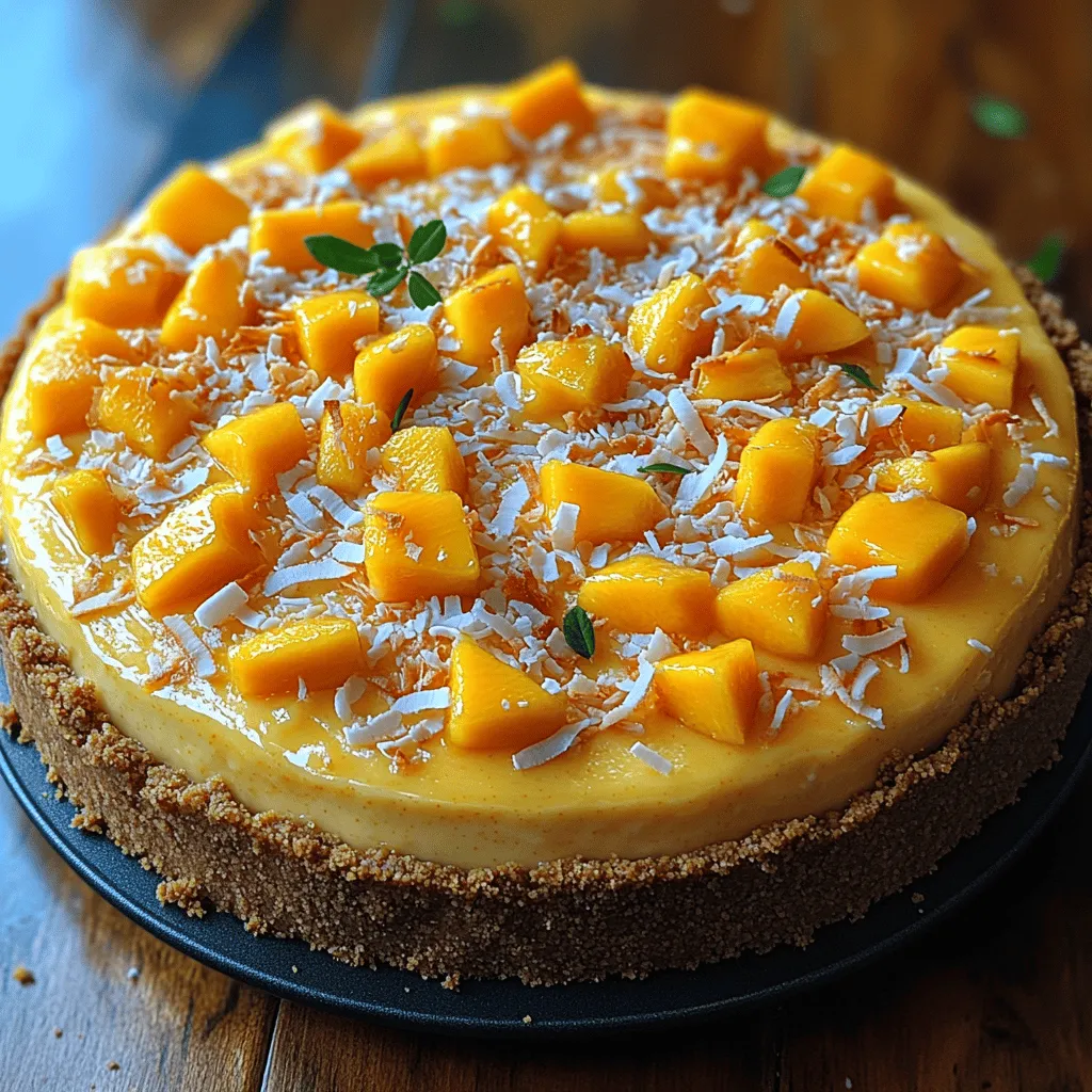 In the world of desserts, few treats can transport you to a tropical paradise quite like a mango cheesecake. The Tropical Bliss No-Bake Mango Cheesecake is a delightful fusion of creamy goodness and fruity brightness, perfect for any occasion. With its luscious mango flavor and a buttery graham cracker crust, this cheesecake not only pleases the palate but also evokes feelings of summer, even in the heart of winter.