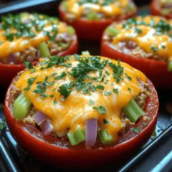To create the perfect Tuna Melt Stuffed Tomatoes, it's essential to understand the key ingredients that contribute to the dish's flavor and nutritional value. Each component plays a crucial role in achieving a harmonious balance of taste and texture.