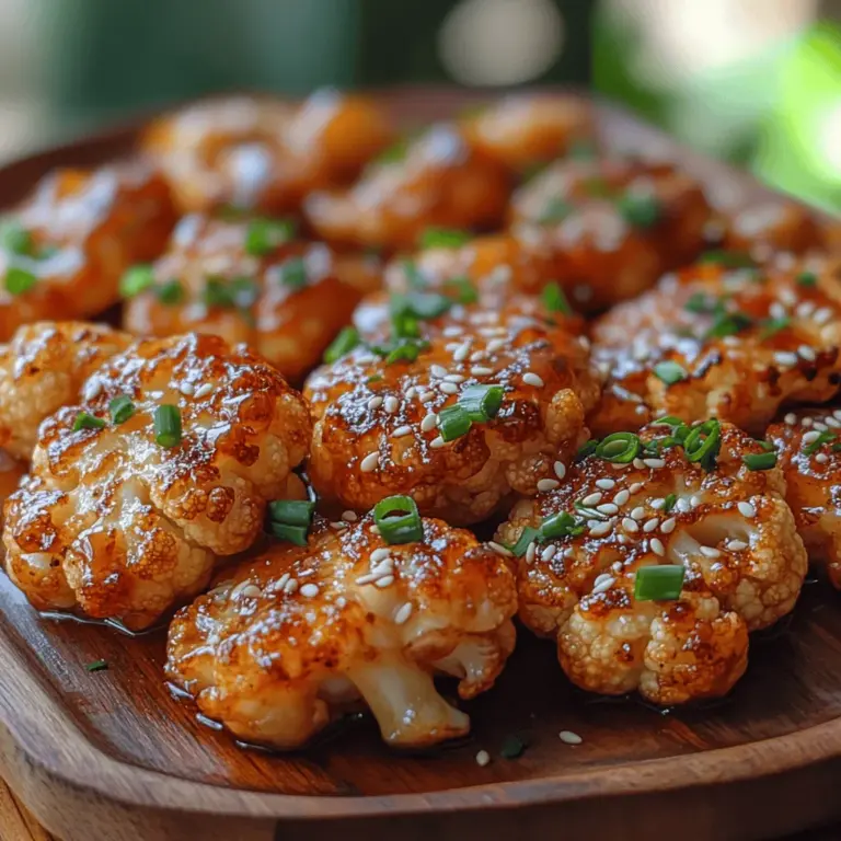 Exploring the world of plant-based dishes can lead to delightful culinary experiences, and this Sticky Honey Garlic Cauliflower recipe is no exception. This dish masterfully combines the natural sweetness of honey with the savory notes of garlic and soy sauce, delivering a flavor-packed punch that appeals to both vegetarians and non-vegetarians alike. Whether you’re looking for a mouthwatering appetizer or a side dish that will steal the show at your next family gathering, this Sticky Honey Garlic Cauliflower is sure to impress.