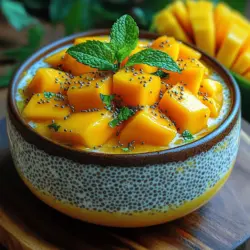 If you are looking for an exquisite blend of tropical flavors that tantalizes your taste buds while offering a wealth of health benefits, then look no further than the Tropical Bliss: Creamy Mango Chia Pudding. This delightful dish perfectly marries the luscious sweetness of ripe mangoes with the creamy richness of coconut milk and the tiny powerhouse of nutrition, chia seeds. Whether you serve it as a breakfast option, a mid-afternoon snack, or a guilt-free dessert, this pudding is not only easy to prepare but also packed with nutrients that will leave you feeling satisfied and energized.