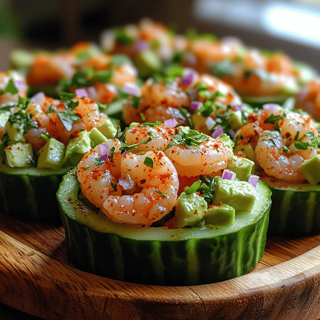 If you’re in search of a delightful appetizer that perfectly balances lightness and flavor, look no further than Refreshing Shrimp Cucumber Cups. These bite-sized treats are not only visually stunning but also packed with nutrients, making them an ideal choice for any gathering, from casual family dinners to elegant cocktail parties. The combination of fresh shrimp, creamy avocado, and crisp cucumbers not only creates a refreshing contrast of textures but also offers a colorful presentation that is sure to impress your guests.