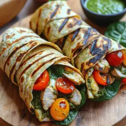 To create the perfect Grilled Chicken Pesto Wrap, it's essential to understand the key ingredients that contribute to its deliciousness. Each component plays a significant role in flavor, texture, and nutritional value.