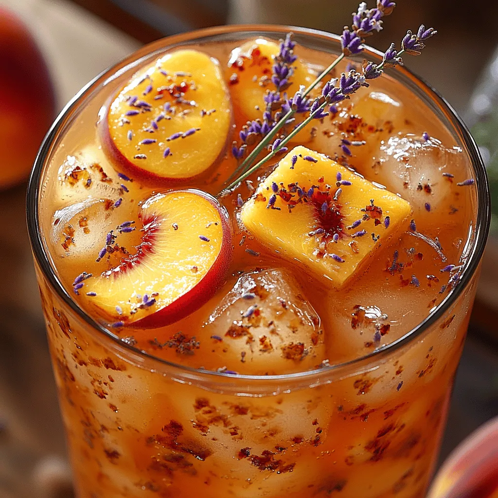 As the temperatures rise and the sun graces us with its warm embrace, there’s nothing quite as refreshing as a chilled beverage to help us cool down. Enter "Iced Lavender Peach Tea Bliss," a delightful concoction that captures the essence of summer in every sip. This recipe is not just a drink; it’s an experience—one that combines the floral notes of lavender with the juicy sweetness of ripe peaches. The result is a harmonious blend that not only refreshes but also elevates any warm-weather gathering.