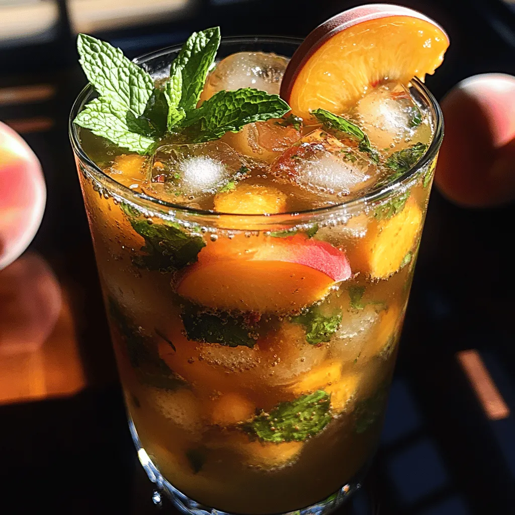 As the temperature rises and the sun shines brighter, nothing beats the refreshing taste of iced tea. This classic beverage has become a staple during the warm months, offering a cool reprieve from the heat while providing an array of flavors and health benefits. Among the myriad of iced tea options available, the Peach Iced Green Tea Fizz stands out as a delightful concoction that combines the soothing properties of green tea with the sweet, juicy essence of ripe peaches, topped off with a bubbly fizz that elevates the drink to a whole new level.