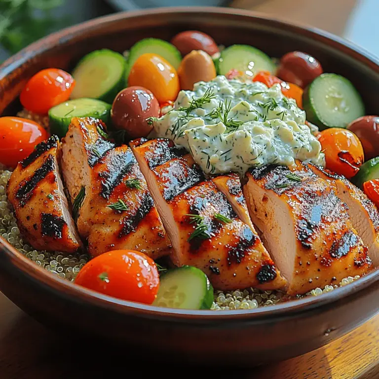 Greek cuisine is a vibrant tapestry of flavors, colors, and textures that reflects the rich history and diversity of the Mediterranean region. Known for its emphasis on fresh ingredients, aromatic herbs, and bold flavors, Greek food has gained immense popularity worldwide. Among the many delightful dishes that this cuisine offers, Greek Chicken Gyro Bowls stand out as a healthy and satisfying meal option that encapsulates the essence of Mediterranean dining.