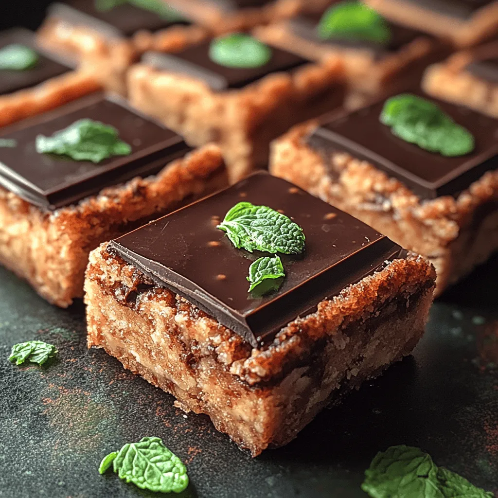 Chocolate desserts have a timeless appeal that transcends age and occasion. Their rich, creamy texture and sweet flavor can instantly uplift one's mood and bring comfort. Among the myriad of chocolate confections, the Minty Chocolate Indulgence Bars stand out, offering a refreshing twist with the invigorating essence of mint. These no-bake bars are not just a delight for the senses; they are also a healthier alternative, making them a perfect treat for those who want to indulge without the guilt.