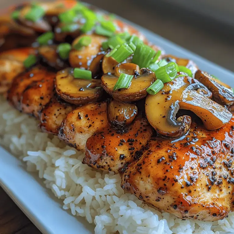 If you're searching for a vibrant and satisfying meal that can accommodate various dietary preferences, look no further than Savory Black Pepper Chicken with Mushrooms. This dish is not only bursting with flavor; it's also incredibly easy to prepare, making it a great choice for busy weeknights or casual gatherings with friends and family. The combination of succulent chicken breast, earthy mushrooms, and a medley of aromatic spices creates a dish that is both comforting and gourmet.