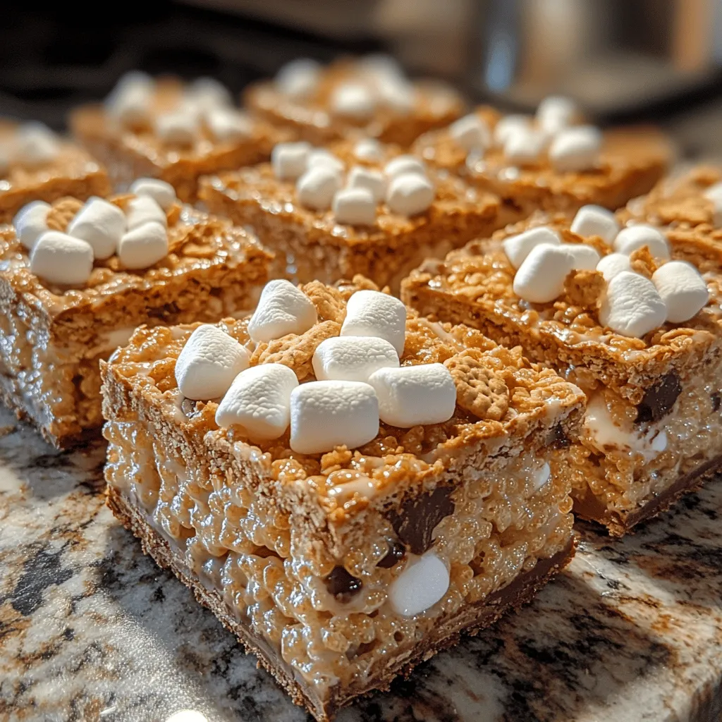 To create the best S’mores Rice Krispie Treats, it’s essential to understand the role each ingredient plays in the recipe. Using high-quality ingredients will elevate the flavors and textures of your treats, ensuring that every bite is delicious.