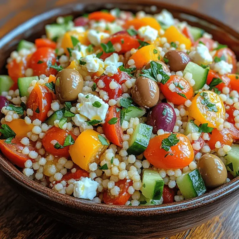 Mediterranean cuisine is celebrated for its vibrant flavors, fresh ingredients, and health benefits, making it a beloved choice for many. One dish that perfectly encapsulates these qualities is the Mediterranean Sunshine Couscous Salad. This delightful salad is not only visually appealing with its array of colors but also offers a refreshing taste that can brighten any meal. Whether you're hosting a summer gathering, enjoying a picnic, or simply looking for a light and nutritious meal, this couscous salad is an excellent choice.