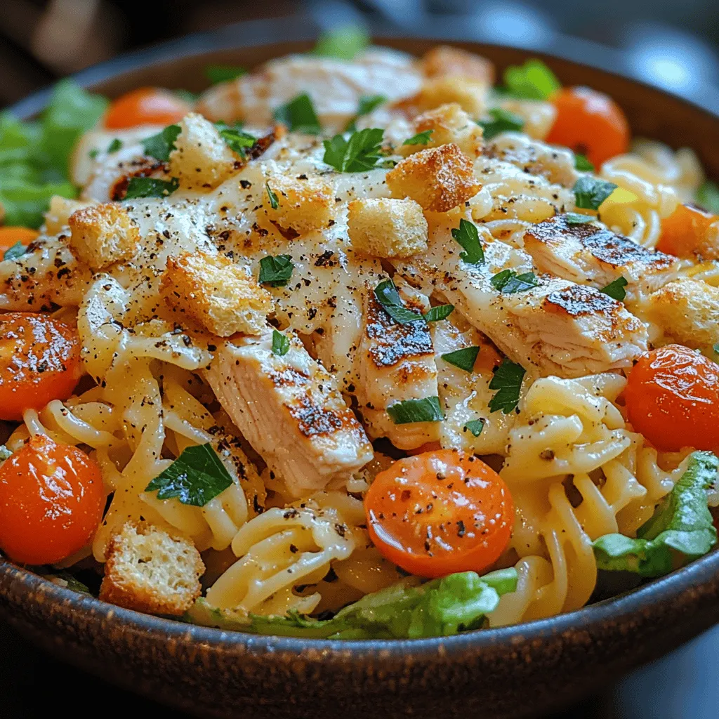 If you’re looking for a meal that marries the heartiness of pasta with the refreshing qualities of salad, look no further than the Charming Chicken Caesar Pasta Salad. This delightful dish is not only a feast for the eyes but also a scrumptious combination of classic Caesar salad flavors infused into a pasta salad. Perfect for busy individuals and families on the go, this recipe offers a quick yet satisfying option for lunch, dinner, or even potluck gatherings.
