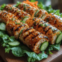 When it comes to selecting the right protein for your Sweet Chili Grilled Chicken Rolls, boneless, skinless chicken breasts are a top choice. Not only are they convenient, but they also boast a high protein content, making them an ideal option for those looking to maintain a balanced diet. Chicken breasts are incredibly versatile; they can be grilled, baked, sautéed, or even slow-cooked, allowing them to adapt to a variety of flavors and cooking techniques.