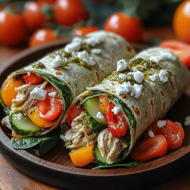 To create the perfect Pesto Chicken and Veggie Wraps, it's essential to understand the core components that make up this delicious dish. Each ingredient plays a vital role in delivering both flavor and nutrition, ensuring that your meal is as wholesome as it is tasty.