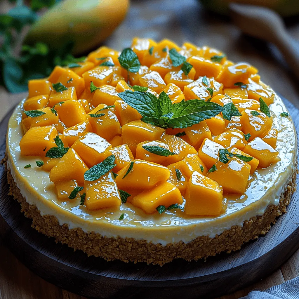 Delve into the world of tropical flavors with this delightful Tropical Bliss No-Bake Mango Cheesecake. Perfect for warm weather gatherings or simply as a refreshing dessert, this recipe combines the creamy richness of cheesecake with the vibrant, sweet essence of mangoes. The no-bake aspect makes it an easy choice for bakers of all levels, allowing you to enjoy a delicious treat without the hassle of turning on the oven. Let’s explore how to create this luscious dessert that promises to transport your taste buds straight to a tropical paradise.
