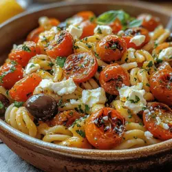 As the summer sun graces us with its warmth, our culinary cravings tend to shift towards dishes that are not only refreshing but also vibrant and full of flavor. One such delightful dish is the Roasted Tomato Feta Pasta Salad. This recipe perfectly encapsulates the essence of summer with its colorful ingredients and simple preparation method. The combination of roasted tomatoes, creamy feta cheese, and al dente pasta creates a harmony of tastes and textures that is both satisfying and nourishing.