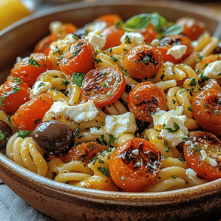 As the summer sun graces us with its warmth, our culinary cravings tend to shift towards dishes that are not only refreshing but also vibrant and full of flavor. One such delightful dish is the Roasted Tomato Feta Pasta Salad. This recipe perfectly encapsulates the essence of summer with its colorful ingredients and simple preparation method. The combination of roasted tomatoes, creamy feta cheese, and al dente pasta creates a harmony of tastes and textures that is both satisfying and nourishing.