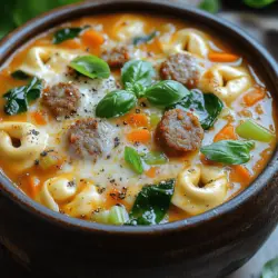 Understanding the ingredients is essential for great cooking. Each element plays a crucial role in crafting the perfect creamy cheesy Italian sausage tortellini soup. Let’s dive into the specifics of what you'll need to bring this dish to life.