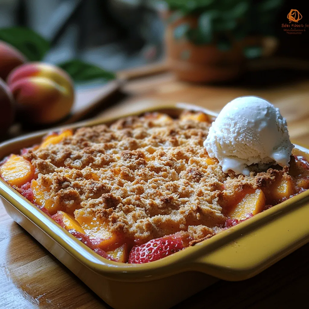 To truly appreciate the Strawberry Peach Delight Crumble Crisp, it's essential to understand the star ingredients that contribute to its unique flavor and texture. Each component plays a critical role in creating a balanced and satisfying dessert.