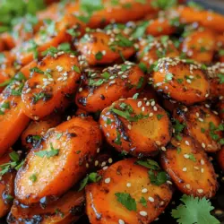Discover the perfect blend of flavor and health with Spicy-Sweet Sriracha Honey Glazed Carrots. This delightful recipe showcases how simple ingredients can transform everyday carrots into an extraordinary side dish. Ideal for both casual dinners and festive occasions, these carrots bring a deliciously spicy yet sweet kick that will tantalize your taste buds. Whether you’re hosting a dinner party or looking for a quick weeknight meal enhancement, this recipe is versatile enough to fit any occasion.