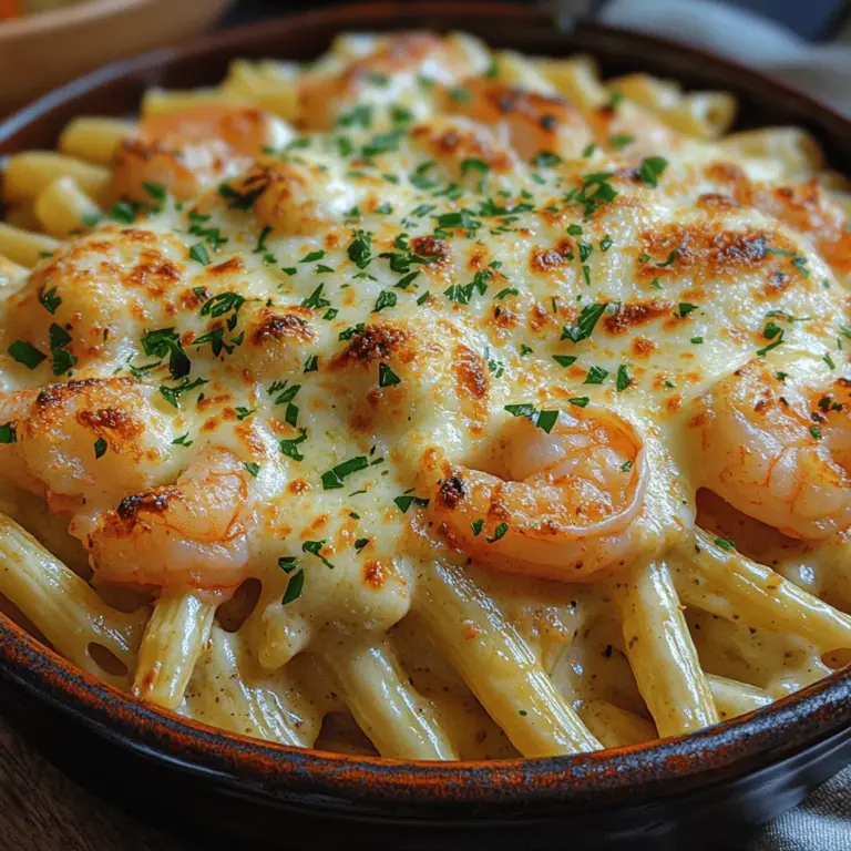 Imagine a dish that perfectly combines the succulent flavors of shrimp scampi with the hearty comfort of a pasta bake. This is what you get with Shrimp Scampi Pasta Bake, a delightful recipe that is sure to impress at family dinners, gatherings, or special occasions. Whether you are hosting a casual get-together or wanting to make a weeknight dinner feel a little more special, this dish fits the bill.