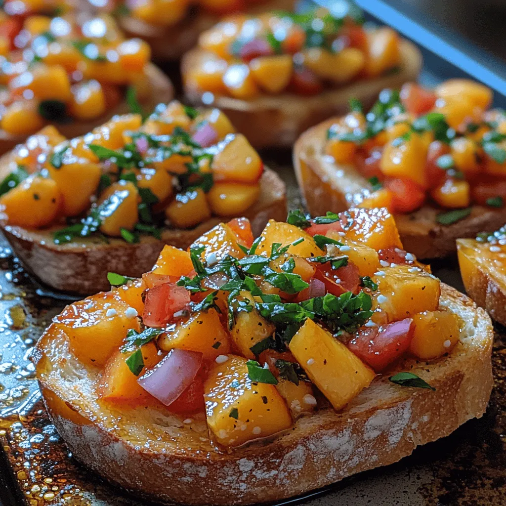 Exploring the vibrant world of seasonal ingredients can elevate your culinary experiences, and there’s no better way to celebrate summer’s bounty than with a refreshing Tomato Peach Bruschetta Delight. This delightful appetizer combines the sweet juiciness of ripe peaches with the tangy freshness of tomatoes, all elegantly perched on toasted bread. Perfect for gatherings or a simple evening treat, this recipe is not only easy to prepare but also bursts with flavor and color. The combination of sweet and savory elements makes this dish an irresistible choice for any occasion. Let’s delve into the details of crafting this sensational dish that is sure to impress your family and friends.