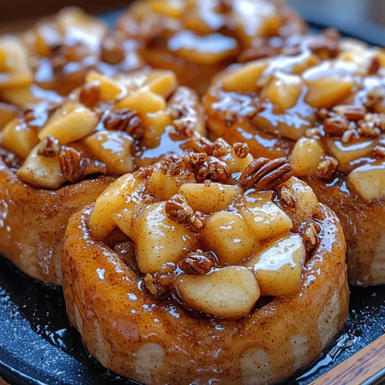 Discover the delightful flavors of the Cinnamon Apple Bliss Bake, a perfect blend of warm cinnamon rolls and sweet, spiced apples. This easy-to-follow recipe combines the comforting taste of cinnamon rolls with the freshness of apples, making it an irresistible dessert or breakfast option for any occasion. Whether you're hosting a brunch gathering, looking for a cozy weekend treat, or simply indulging in a comforting dessert, this Cinnamon Apple Bliss Bake is sure to please.