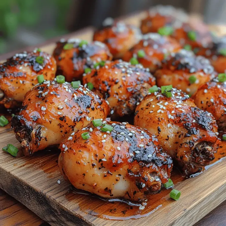 When it comes to comfort food, few dishes can rival the appeal of chicken drumsticks. Their tender, juicy meat and crispy skin make them a favorite for both adults and children alike. In this recipe, we elevate these humble pieces of chicken into a culinary delight with our Sweet & Sticky Honey Garlic Baked Drumsticks. This dish combines the irresistible flavors of sweet honey and savory garlic, creating a tantalizing glaze that clings to each drumstick, ensuring every bite is bursting with flavor.