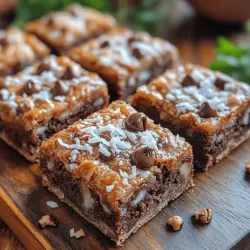 All-purpose flour is a staple in baking and serves as the backbone of our Choco-Coco Delight Bars. It provides the necessary structure and stability to the bars, allowing them to hold their shape once baked. The gluten in the flour develops during mixing, giving the bars a tender yet firm texture that is characteristic of a great dessert.