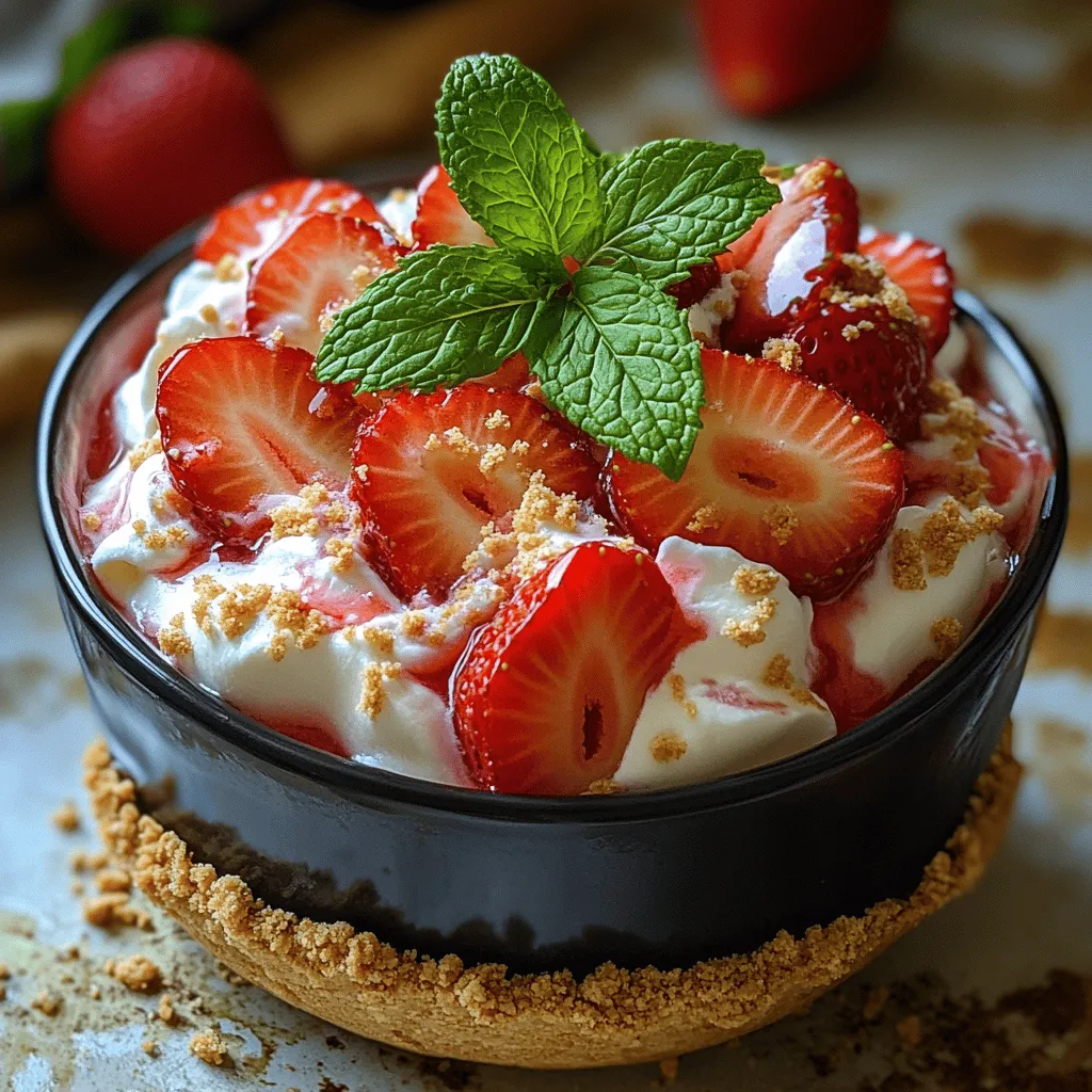 To create the best Strawberry Bliss Cream Icebox Cups, it's essential to understand the role of each ingredient. From the strawberries to the graham crackers, every component contributes significantly to the overall flavor and texture of the dessert. Here’s a closer look at the key ingredients you will need: